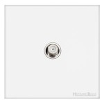 M Marcus Heritage Brass Windsor Range 1 Gang Satellite Socket