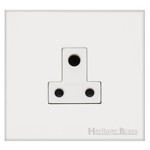 M Marcus Heritage Brass Windsor Range 5 Amp 3 Round Pin Socket