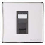 M Marcus Heritage Brass Vintage Range 1 Gang CAT6 Socket