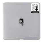 M Marcus Heritage Brass Vintage Range 1 Gang Dimming Stockholm Toggle Switch