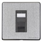 M Marcus Heritage Brass Vintage Range 1 Gang CAT6 Socket