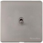 M Marcus Heritage Brass Vintage Range 1 Gang Stockholm Toggle Switch