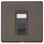 M Marcus Heritage Brass Vintage Range 1 Gang CAT6 Socket