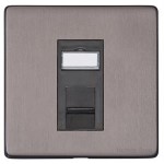 M Marcus Heritage Brass Vintage Range 1 Gang CAT6 Socket