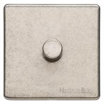 M Marcus Heritage Brass Vintage Range 1 Gang Multi Location Primary Dimmer Switch (Compatible with LED bulbs)