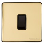 M Marcus Heritage Brass Vintage Range 20 Amp Double Pole Switch