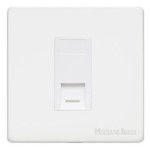 M Marcus Heritage Brass Vintage Range 1 Gang CAT6 Socket