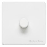 M Marcus Heritage Brass Vintage Range 1 Gang Multi Location Primary Dimmer Switch (Compatible with LED bulbs)