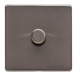 M Marcus Heritage Brass Studio Range 1 Gang Multi Location Primary Dimmer (Compatible with LED bulbs)