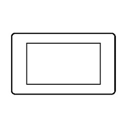 M Marcus Heritage Brass Studio Range 4 Module Euro Plate