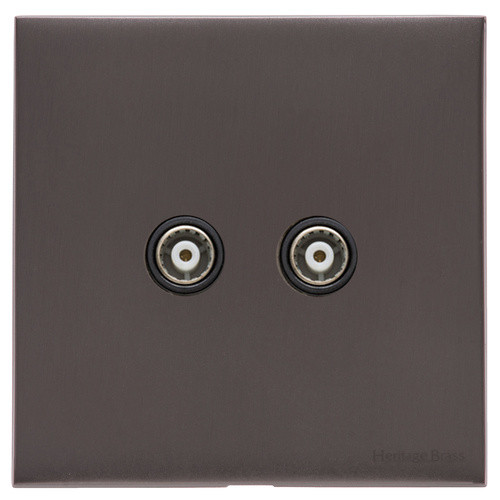 M Marcus Heritage Brass Windsor Range TV/FM Diplexed Socket