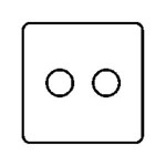 M Marcus Heritage Brass Studio Range 2 Gang Trailing Edge LED Dimmer Switch