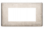 M Marcus Heritage Brass Vintage Range 4 Module Euro Plate