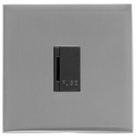 M Marcus Heritage Brass Winchester Range Unswitched Fused Spur Unit with Black Trim
