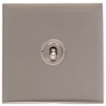 Heritage Brass Winchester Range 1 Gang 2 Way Toggle Switch