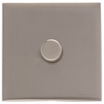 Heritage Brass Winchester Range 1 Gang 2 Way Push On/Off Dimmer Switch (400 watts)