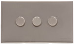 Heritage Brass Winchester Range 3 Gang Trailing Edge LED Dimmer Switch