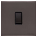 M Marcus Heritage Brass Windsor Range 1 Gang Intermediate Rocker Switch