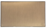 M Marcus Heritage Brass Windsor Range Double Blank Plate