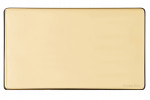 M Marcus Heritage Brass Vintage Range Double Blank Plate