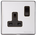 M Marcus Heritage Brass Vintage Range Single Switched Socket