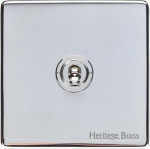 M Marcus Heritage Brass Vintage Range 1 Gang Intermediate Toggle Switch