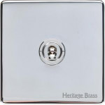 M Marcus Heritage Brass Vintage Range 1 Gang Intermediate Toggle Switch