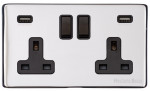 M Marcus Heritage Brass Vintage Range Double USB-A Socket