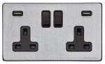 M Marcus Heritage Brass Vintage Range Double USB-A Socket