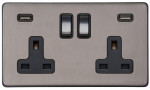 M Marcus Heritage Brass Vintage Range Double USB-A Socket