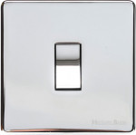 M Marcus Heritage Brass Studio Range 1 Gang 2 Way Rocker Switch