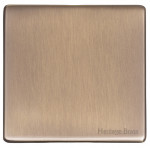 M Marcus Heritage Brass Studio Range Single Blank Plate