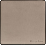 Heritage Brass Studio Range Single Blank Plate