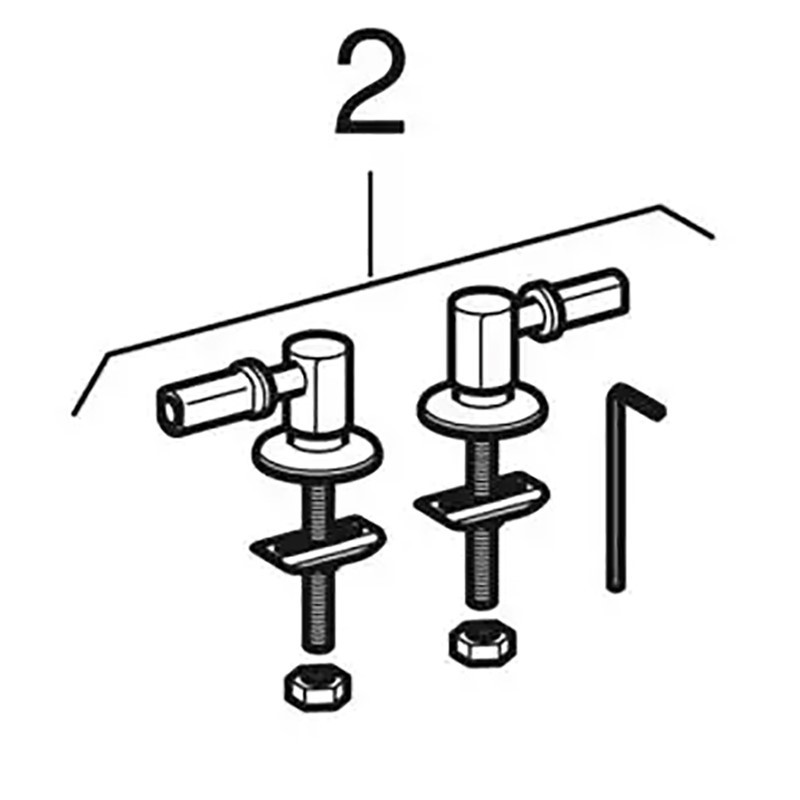 Geberit 598018000 Set of Hinges for iCon Seat