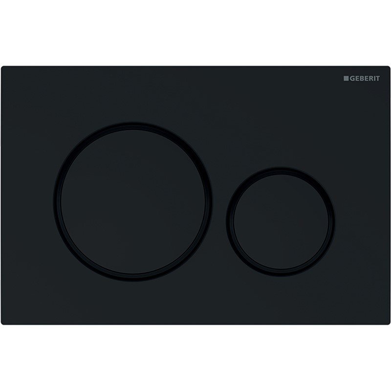 Geberit Sigma20 Dual Flush Plate - Black