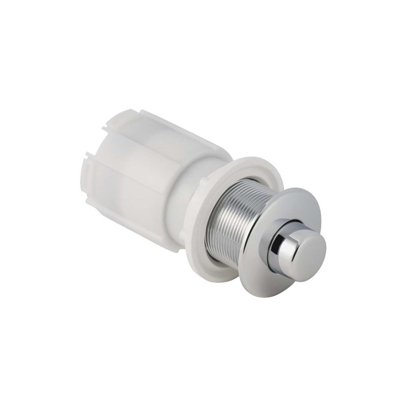 Geberit Pneumatic Short Wall Single Flush Push Button - Chrome