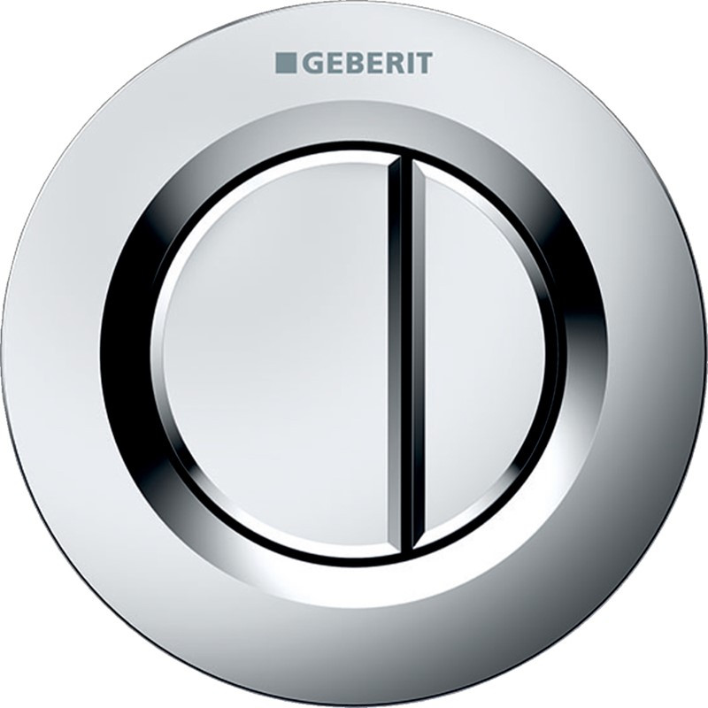 Geberit 116.042.46.1 Dual Flush Button Pneumatic - Chrome
