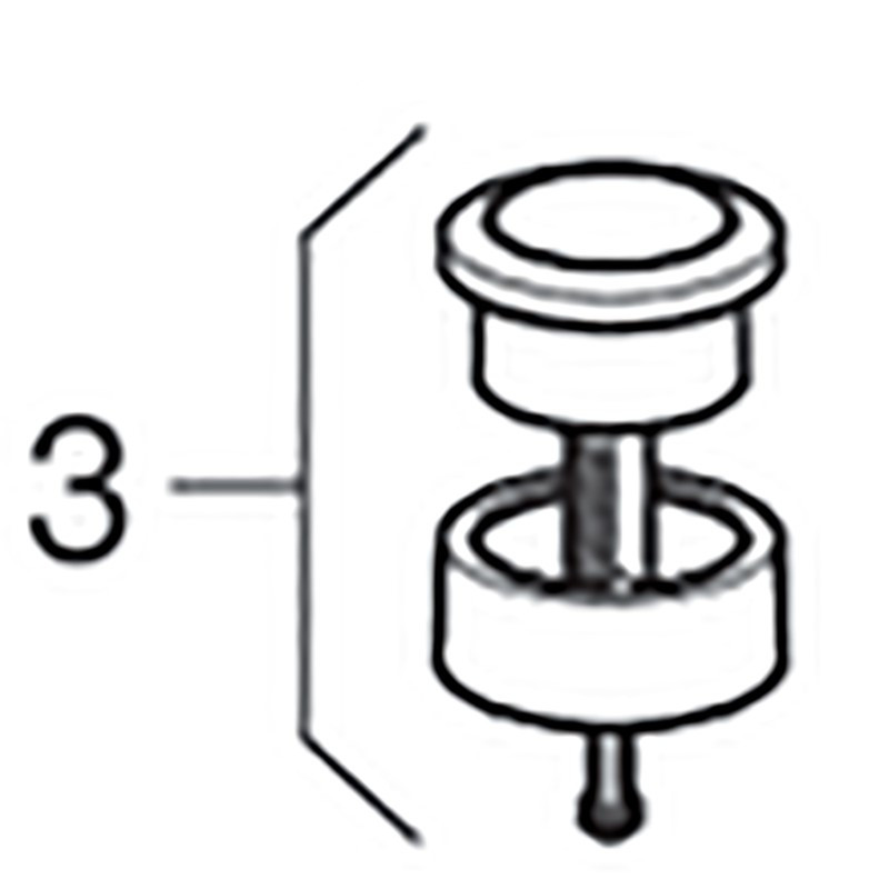 Geberit 241.820.21.1 Actuator Flush Push Button - Chrome