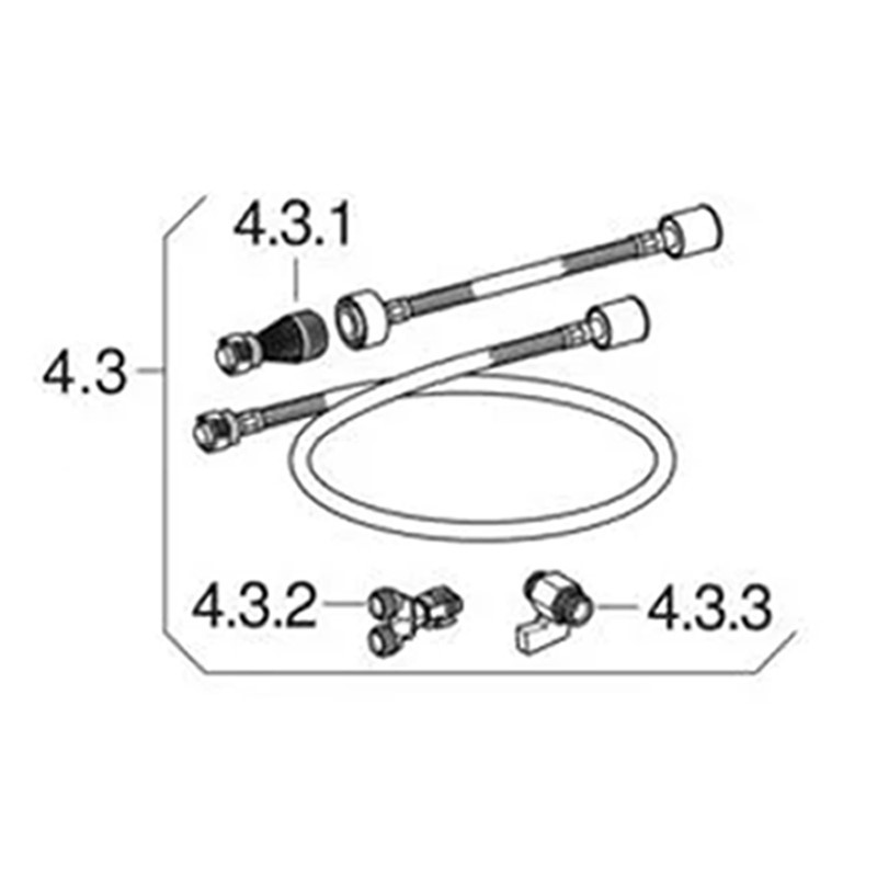 Geberit AquaClean Sela Connection Set