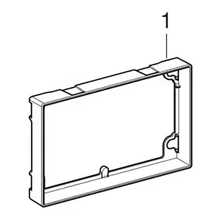 Geberit 243.109.00.1 Compensation Frame for Omega