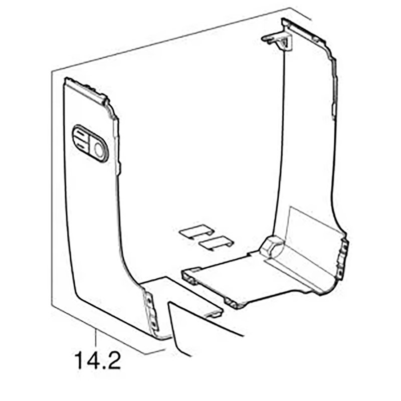 Geberit 243.200.11.1 AquaClean Mera Design Cover L/R