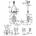 Grohe 39367 Urinal Temperature Sensor Siph 6V