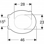 Geberit 500.133.00.1 Selnova Comfort Seat & Cover