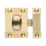 M Marcus Heritage Brass Cupboard Latch with Oval Turn