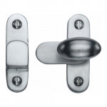 M Marcus Heritage Brass Cupboard / Window & Shutter Showcase Fastener with Oval Turn for Flush Joinery