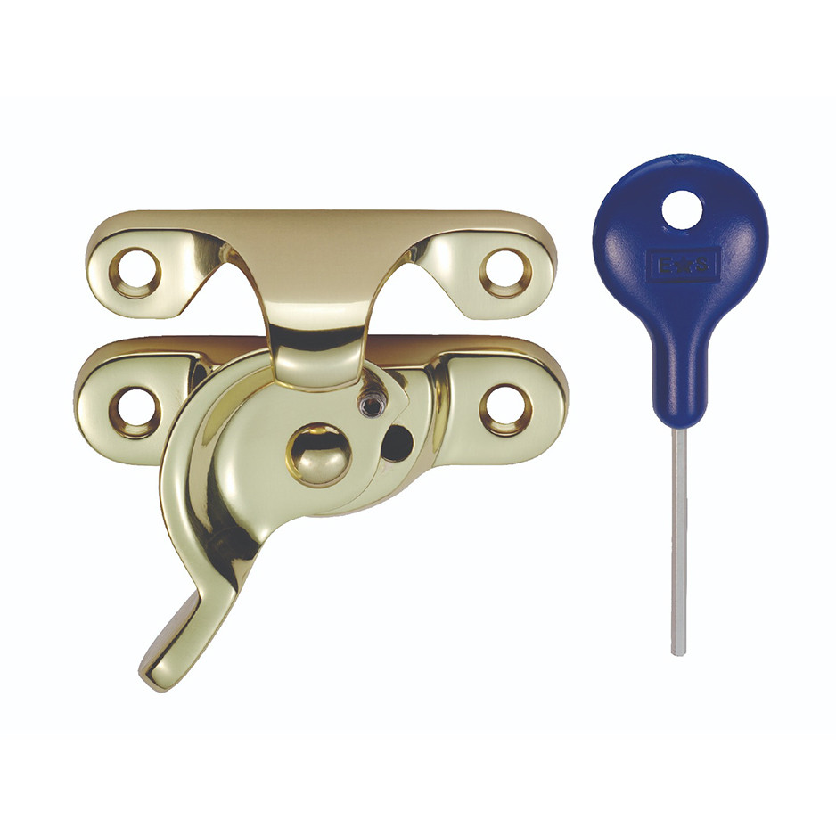 Carlisle Brass Fitch Pattern Sash Fastener (locking)