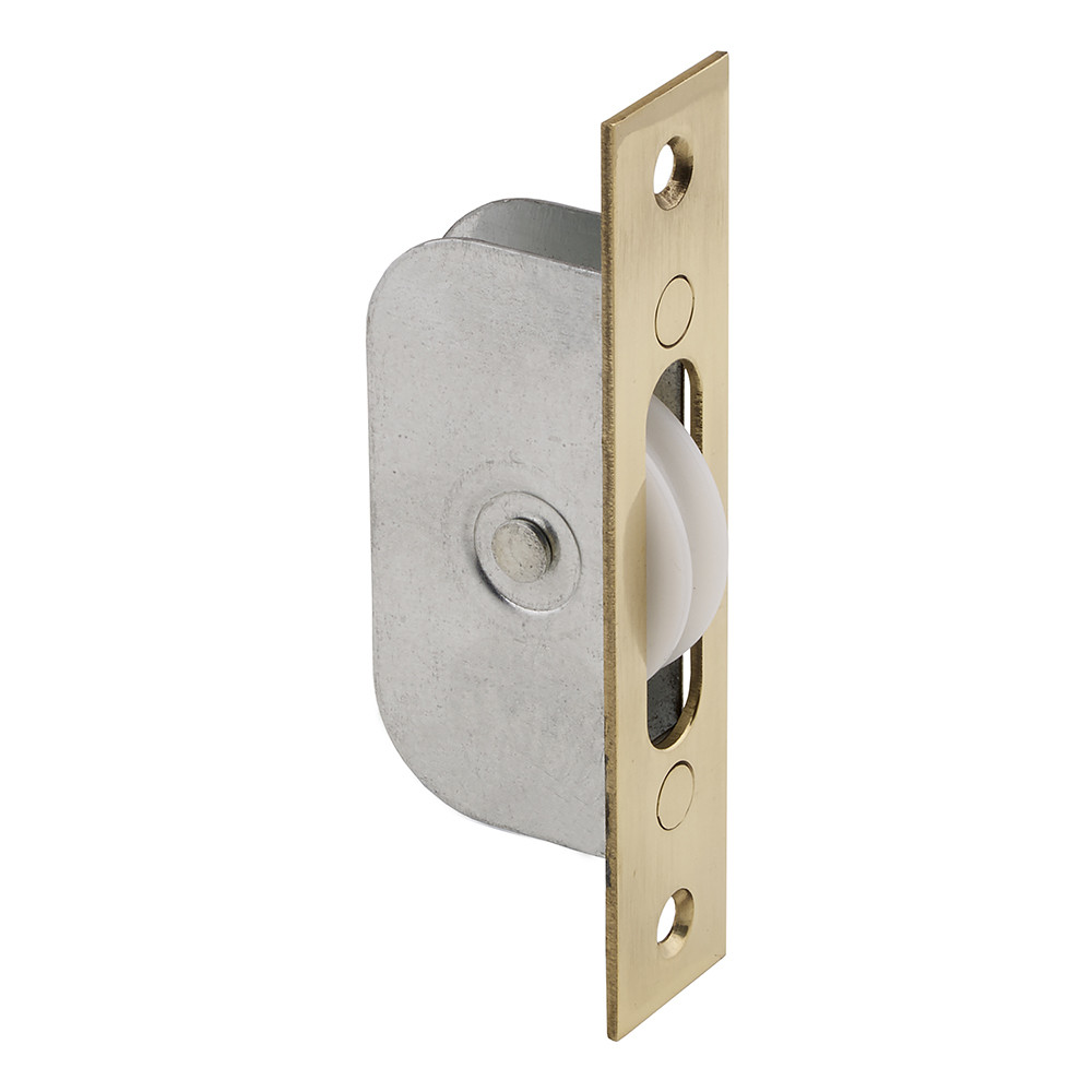 Carlisle Brass Sash Window Axle Pulley - Square Forend
