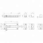 Carlisle Brass Eurospec Straight Barrel Bolt 100mm x 38mm