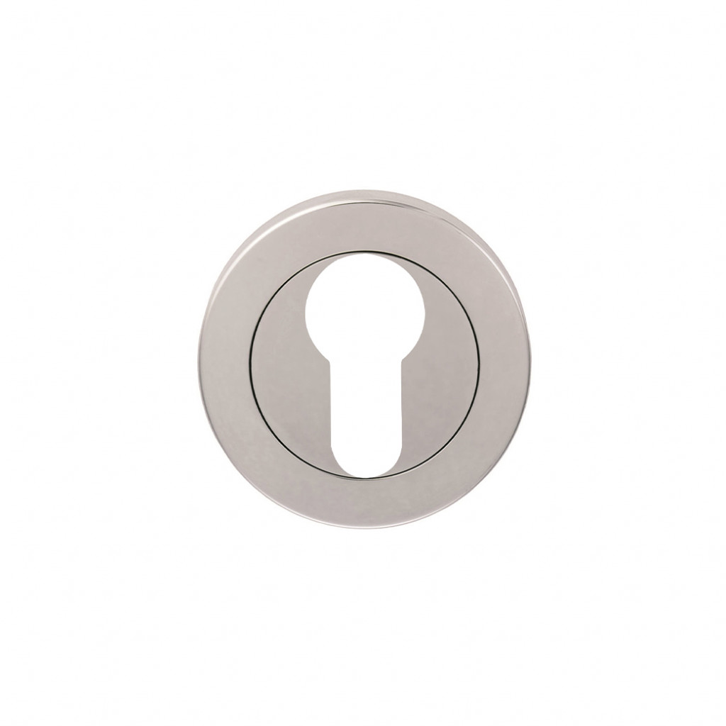 Carlisle Brass Eurospec Steelworx 316 Round Euro Profile Escutcheon Satin Stainless Steel 50mm Ø