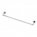 Carlisle Brass Tempo Single Towel Rail 525mm - Polished Chrome Plate